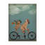 « french bouledogue tandem », reproduction d’impression sur toile tendue-33417057