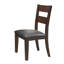 Chaise d'appoint en similicuir Burnes