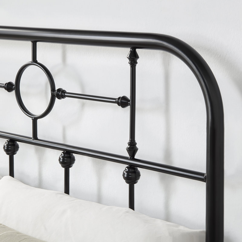 Swainswick Metal Bed, Black, Kingsize (5')