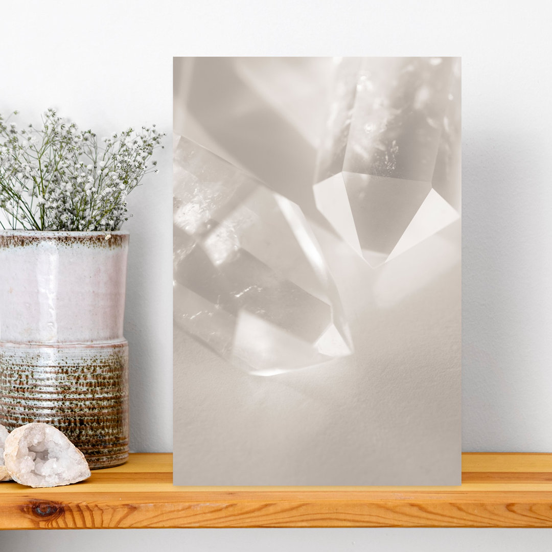 Crystals Abstract Contemporary Landscape Nature Wall Art Print
