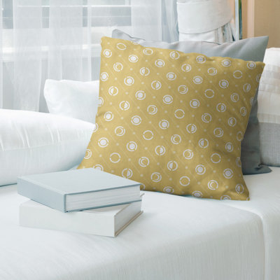 Motif de phases de lune classiques Coussin décoratif