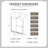 30 - 60 In.W X 72 In.H Shower Sliding Door With Stainless Steel Handle