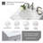 Hermes 19 " W Freestanding Standard Free Standing 1 Single Vanity Bathroom Vanity With Carrara Marble Top-489641