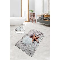 Nautical Anti-slip Bath Mat for Modern Home Decor and Bathroom