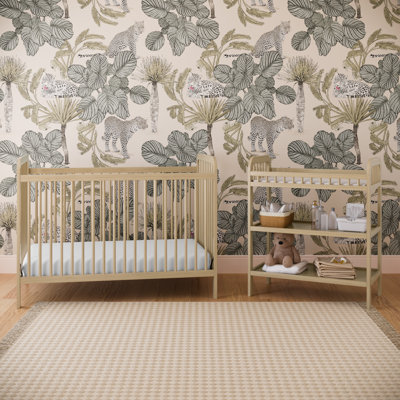 Pasadena Convertible Standard Crib and Changing Table 2 - Piece Nursery Furniture Set