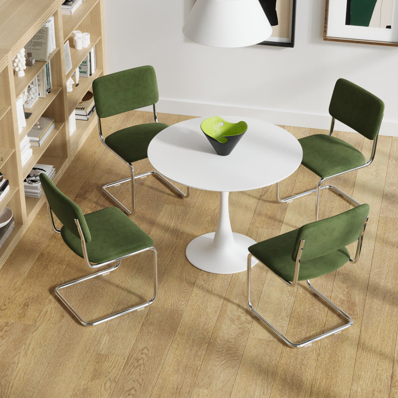 5-piece Dining Set, Green