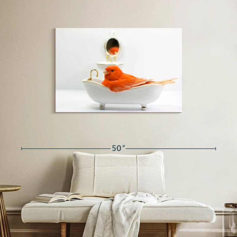 Brampt Bird Bath Time, 26" H x 39" W
