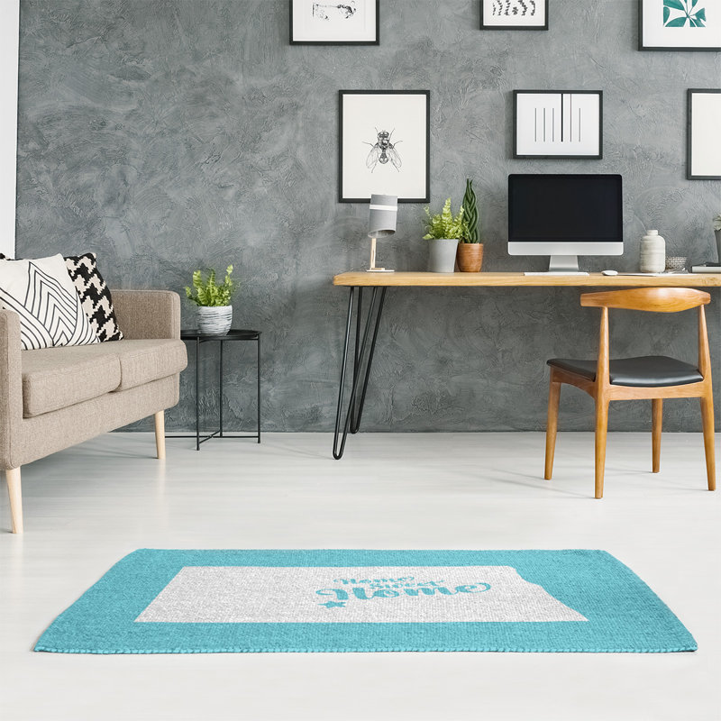 Tapis bismarck blue area home, Rectangle 5 pi x 7 pi