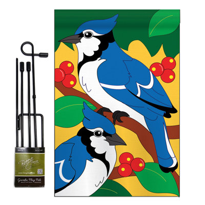 Double Sided 18.5'' H x 13'' W Polyester Animal Garden Flag