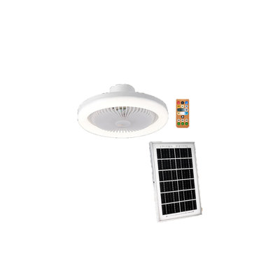 Kbndieu Solar Powered E27 Saving Silent with Remote Control Ceiling Fan Pendant Lamp Use Fan Lamp for Outdoor Camping Rechargeable