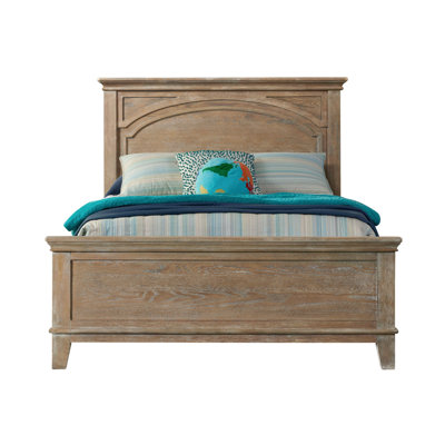 Lit complet en bois Leland