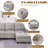 Kentrell 6-Piece Upholstered U-Shape Sectional Sofa With Ottoman-1121417705