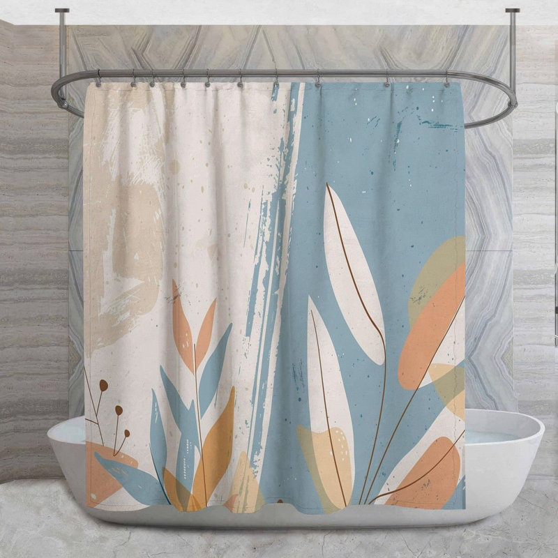 Rideau de douche Abstract, H 73 po x l 70 po