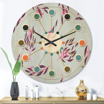 Horloge murale Eucalyptus Bright
