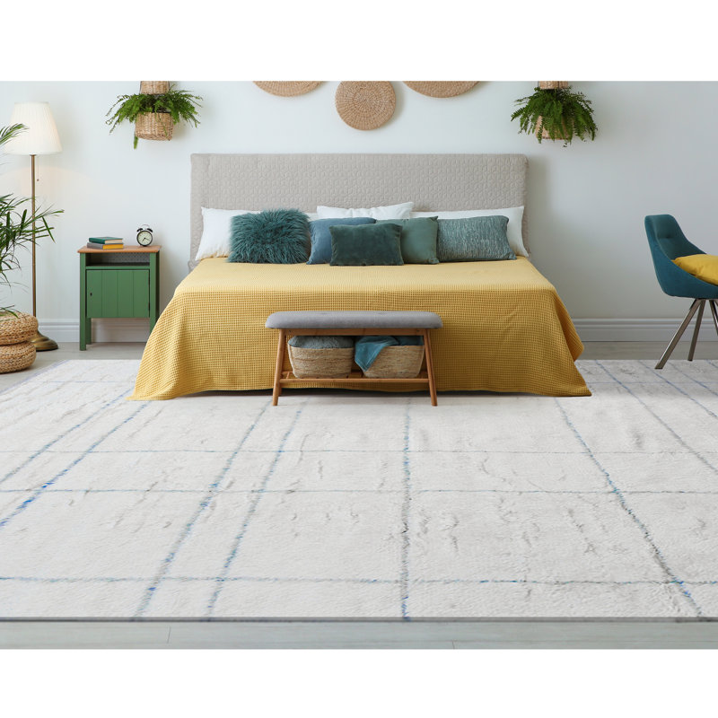 Wool Moroccan Area Rug, Rectangle 9' x 12'