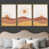 Natural Floater Framed Canvas