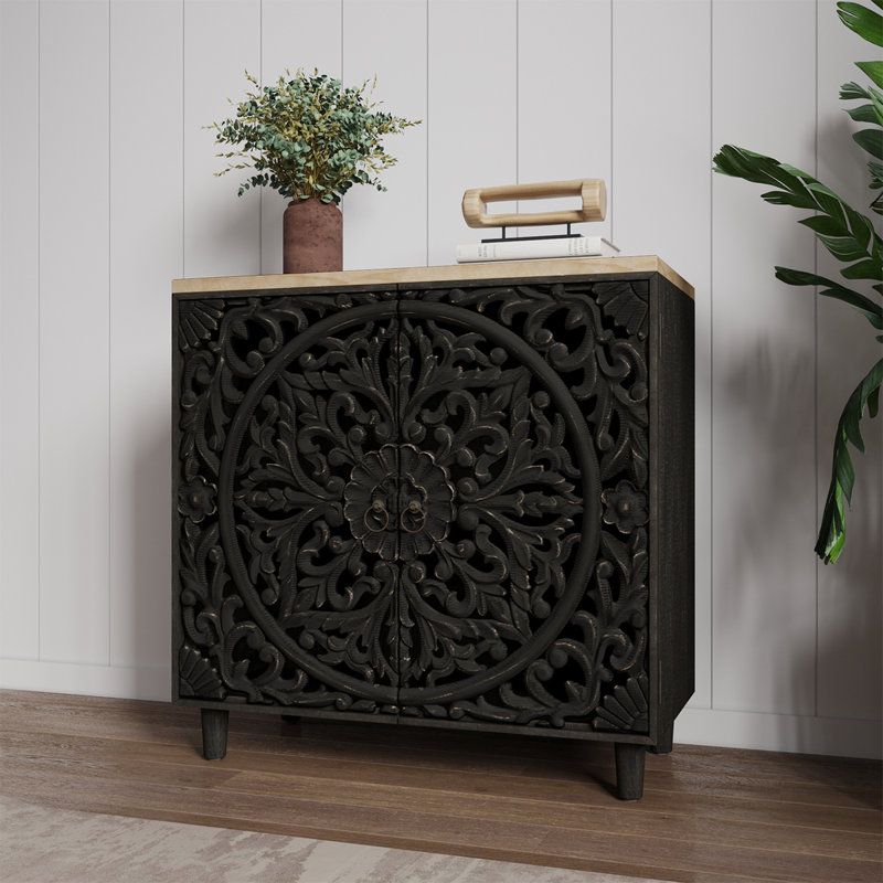 Knowell Accent Cabinet, Black