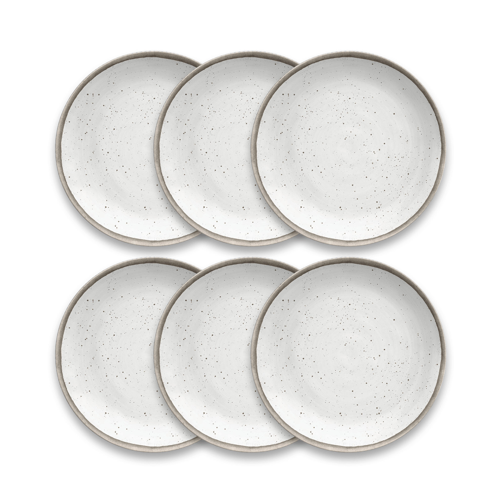 Laya Speckled Melamine Dinner Plate