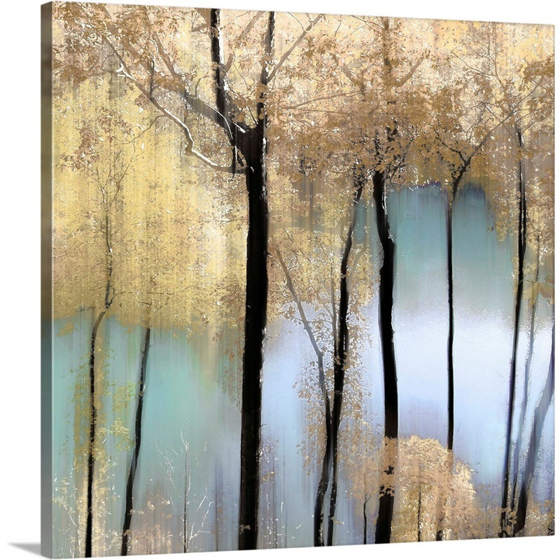 «Pastel Pond» par Alex Hanson - reproduction d'art sur toile, Toile tendue, H 30 po x l 30 po x P 1,25 po
