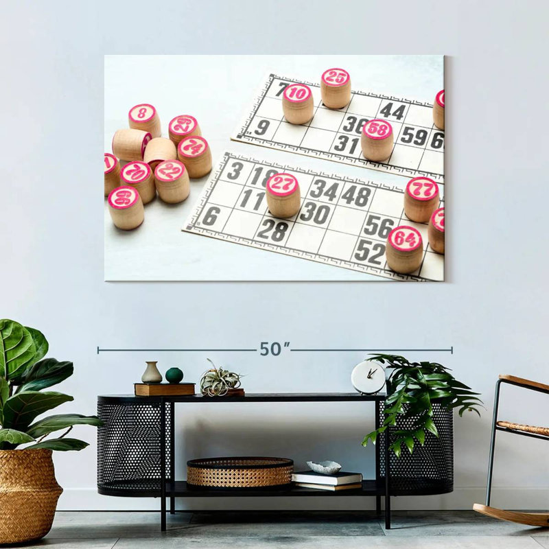 Senne Bingo Game, 32" H x 48" W