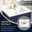Meuble-lavabo bleu 20 po avec lavabo en céramique 20 po