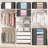 90 L Large Storage Bags, 6 Pack Clothes Storage Bins Foldable Closet Organizers Storage Containers With Reinforced Handle For Clothing, Blanket, Comforters, Bed Sheets, Pillows And Toys (Gray)