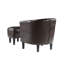 Fauteuil demi-tonneau avec repose-pieds Anges-858201416