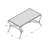 Naida Glass Top Single Coffee Table-1416924607-1416924606