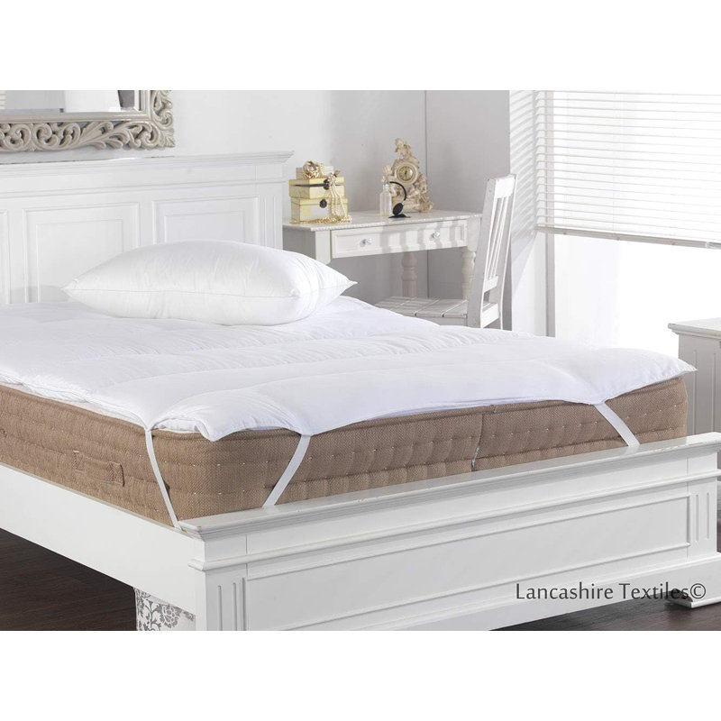 Chantrea Hotel-Quality Soft Down Microfibre Mattress Toppers (Single), 153 x 200 cm