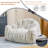 Hand Pulled Bean Bag Chair, Bean Bag Sofa For Adults And Children, Shell Shaped Large Bean Bag Chair With Padding, Plush Minimalist Sofa, 44''/42''/33''-173400889