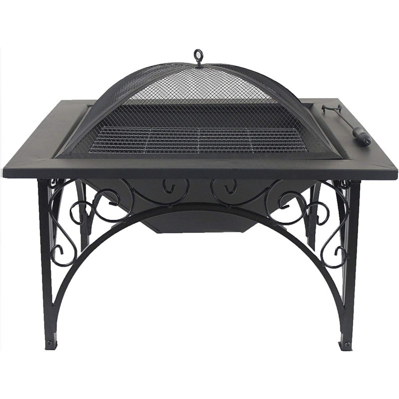 Mccaw Square Steel Fire Pit