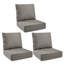 Coussin de rechange 3 pièces pour fauteuil de jardin (56 cm x 61 cm)-2103899546