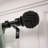 Debuono Adjustable Single Curtain Rod Overall Width x 0.75" Diameter-331924729
