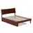 Phoenix Wood Platform Bed with Trundle-891028853-891028857