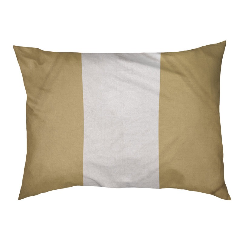 Coussin d'extérieur pour chien Florida Tribe, Doré / blanc / doré, Grand (l 50 po x P 40 po x H 7 po)