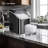 COWSAR 33 lb. Daily Production Nugget Clear Ice Countertop Maker, Sonic Ice, Stainless Steel, Self-Cleaning, Ice Scoop, Ice Basket, Chewable-111030219