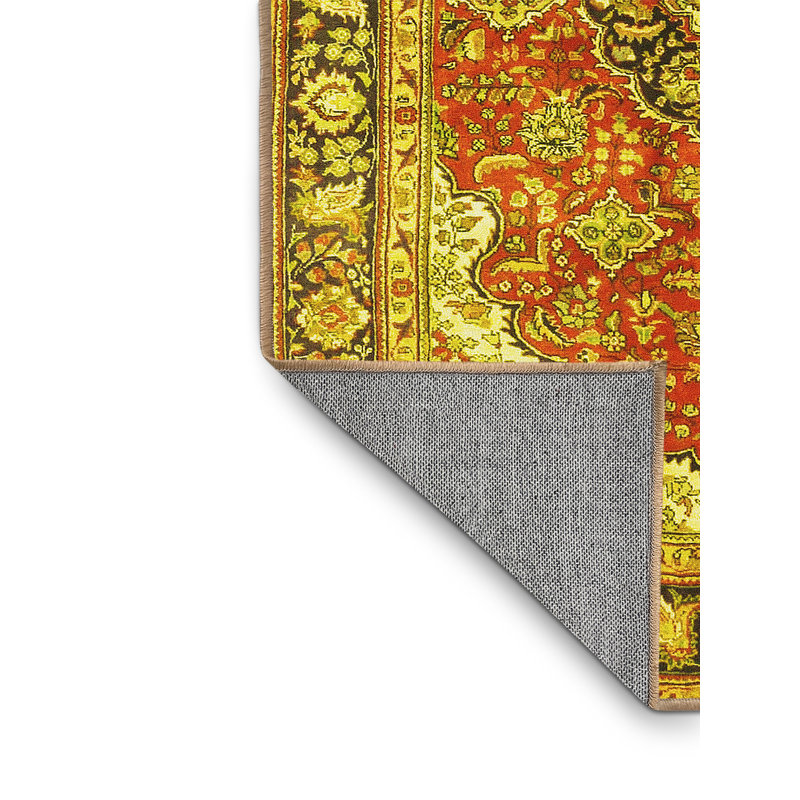 Washable Oriental Indoor Rug, Rectangle 3' x 5'