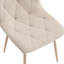 49cm H Linen Upholstered Side Chair in Beige-114193358