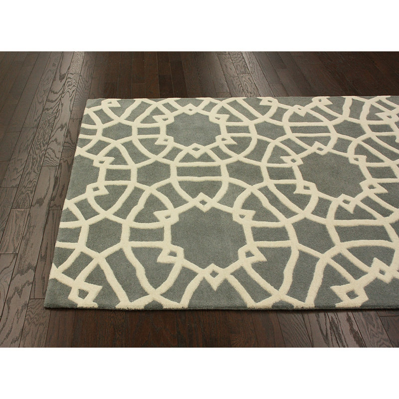 Tapis gris Manglo, 5 pi x 8 pi
