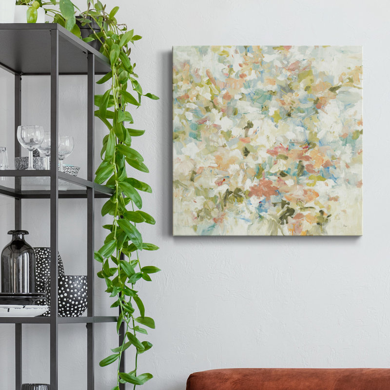 FLORAL BLUSH - Imprimé, H 10 po x l 10 po x P 1,5 po