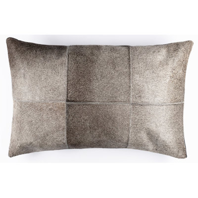 Canvello Genuine Cowhide Leather Decorative Throw Pillows - Handmade Patchwork Boho Accent Pillows For Sofa, Couch, Bed, Chair - Western Southwestern Farmhouse Pillow Covers With Feather Down Insert Included