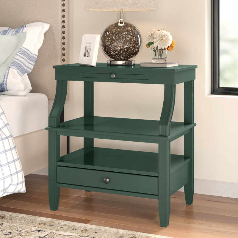 Krehbiel 23.75'' W Nightstand, Vintage Green