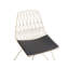 Harlan 46cm H Upholstered Metal Slat Back Side Chair-59851131