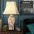 Hand-Painted Cherry Blossom Porcelain Table Lamp With Square Bell Shade And UL-Approved Wiring