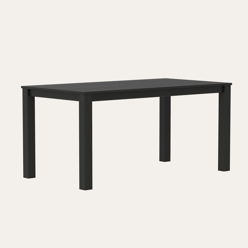 Studio Parsons 34" X 64" Dining Table, Black