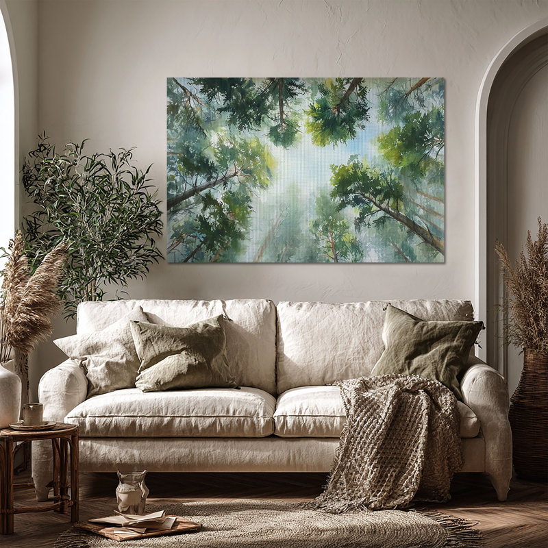 «Winter Stillness», art mural sur toile grand format - Décoration de salon, de chambre à coucher ou de bureau