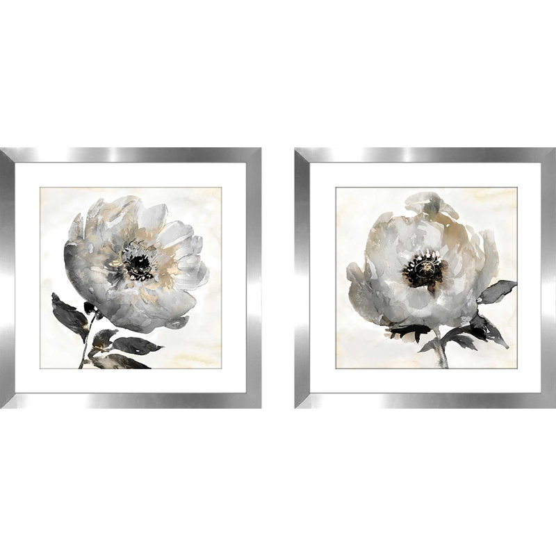 «Tranquil Floral», impression sous verre