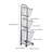 48.4” H Laundry Basket With Wheels