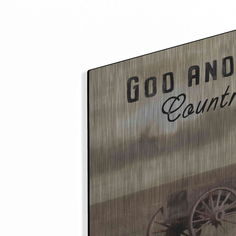 «God And Country» par Lori Deiter, H 12 po x l 16 po