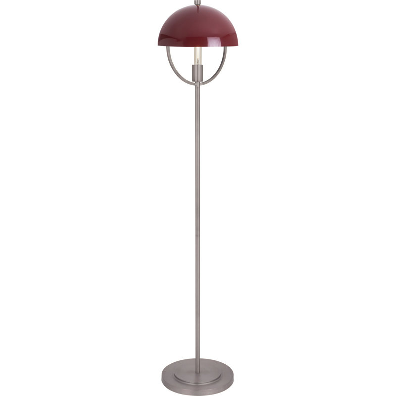 Mavisten Edition Copernica Floor Lamp, Oxblood, Pewter